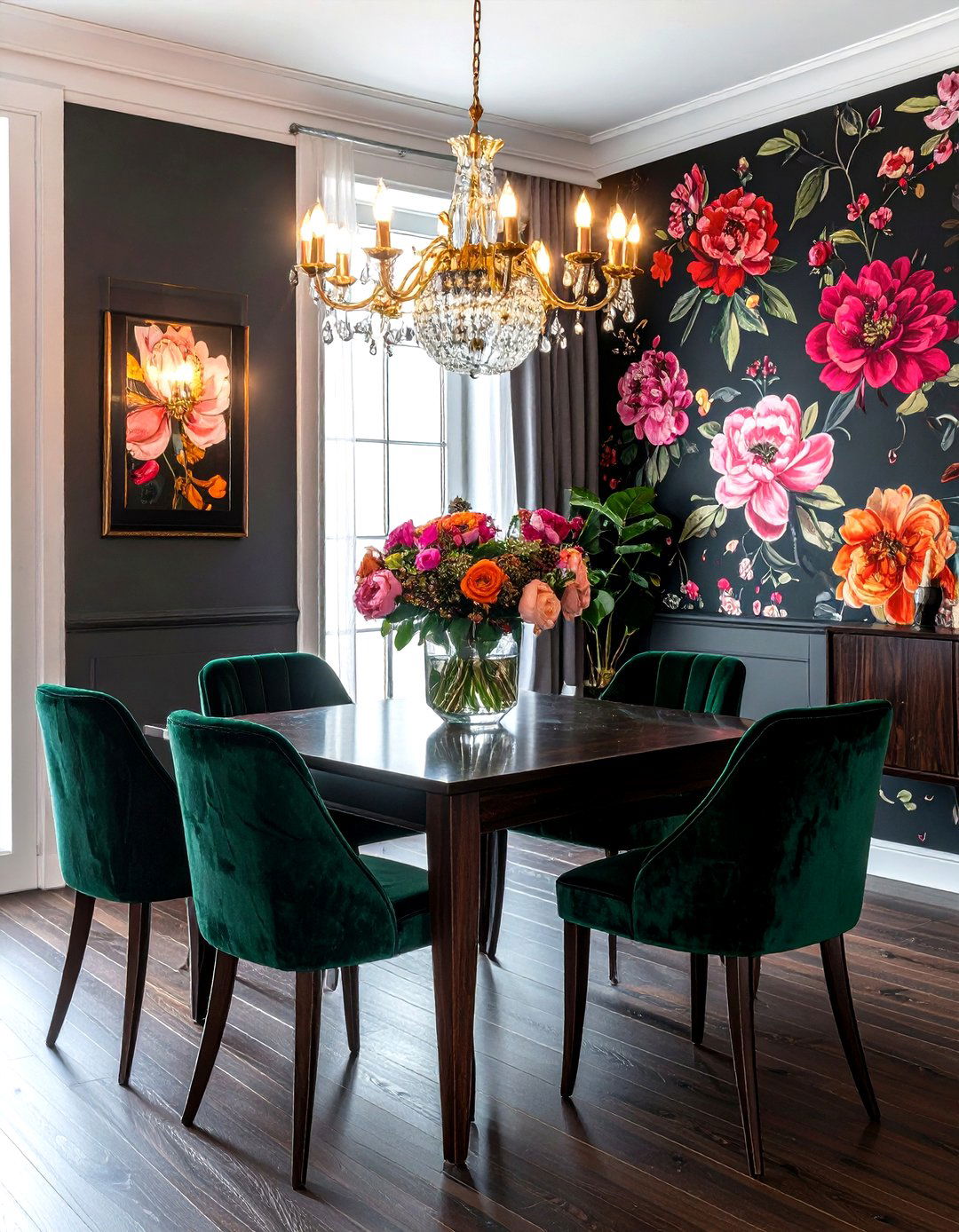 Dark Floral Background - 30 botanical wallpaper ideas