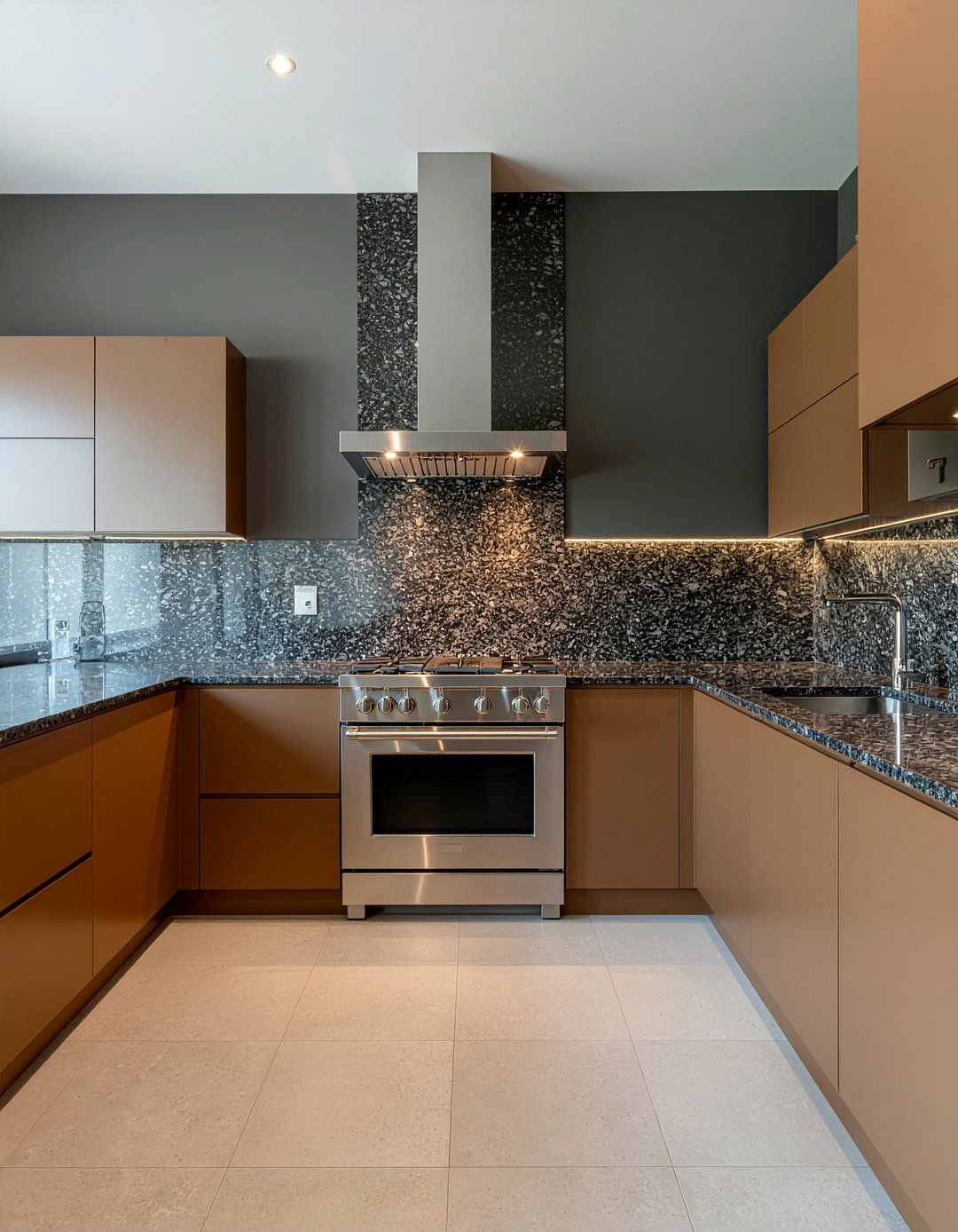 Dark Granite Slab Kitchen - 30 slab backsplash kitchen ideas