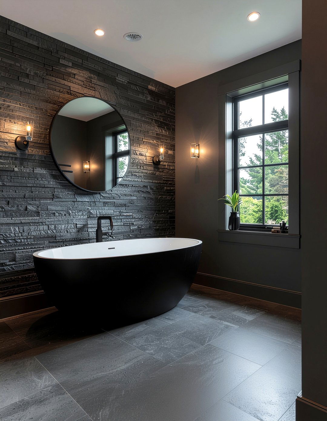 Dark Gray Bathroom - 30 cool gray bathroom ideas
