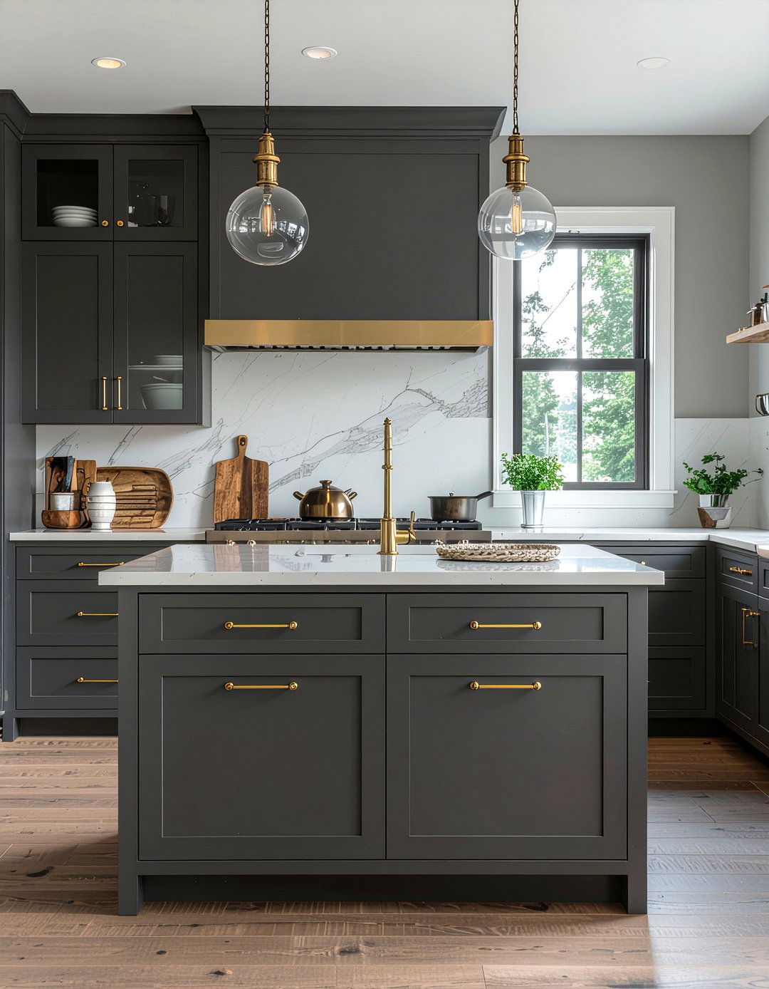 30 Chic Dark Gray Kitchen Ideas for a Timeless Culinary Space