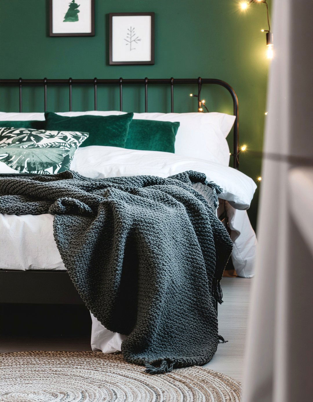 Dark Green Bedroom - 30 green bedroom ideas