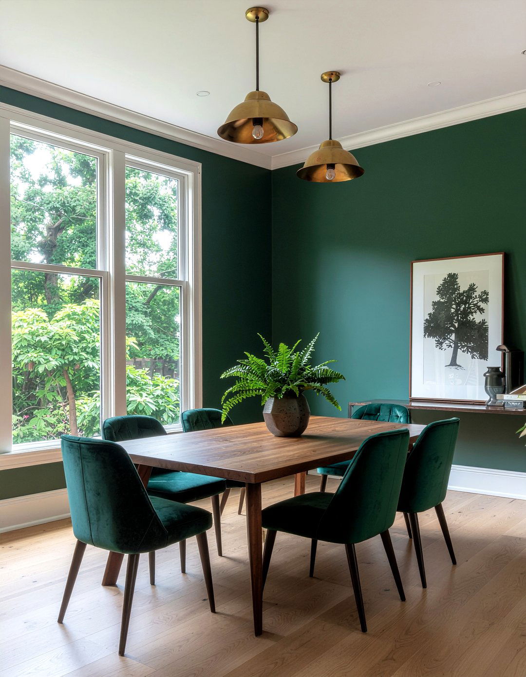 Dark Green Dining Room Walls - 30 Atlanta dining room ideas