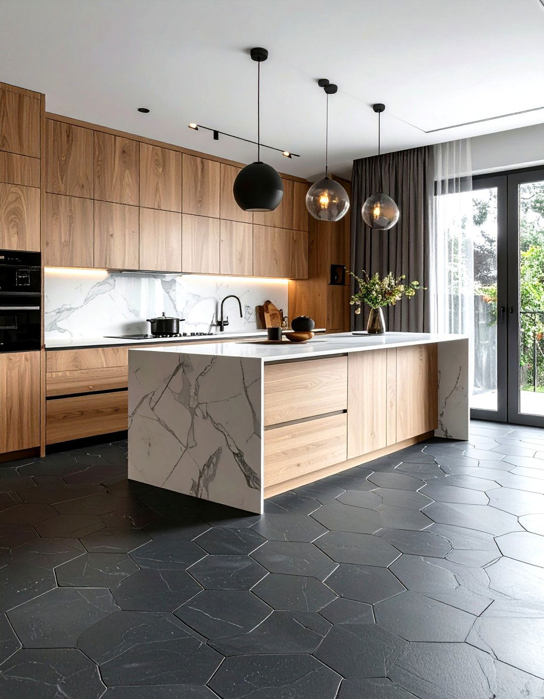 30 Hexagon Floor Kitchen Ideas for a Bold, Stylish Upgrade