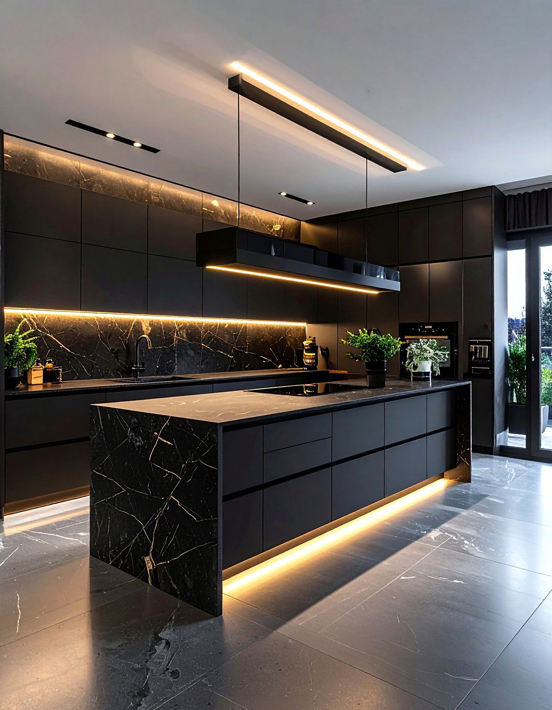 Dark Kitchen Mood Lighting - 30 kitchen furniture layout