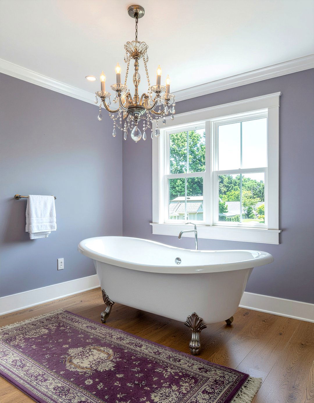 Dark Lavender Bathroom Walls - 30 lavender bathroom ideas