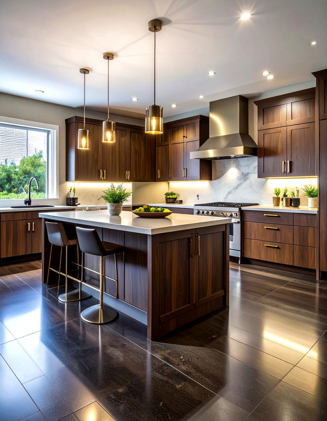 Dark Linoleum Kitchen - 30 linoleum floor kitchen ideas