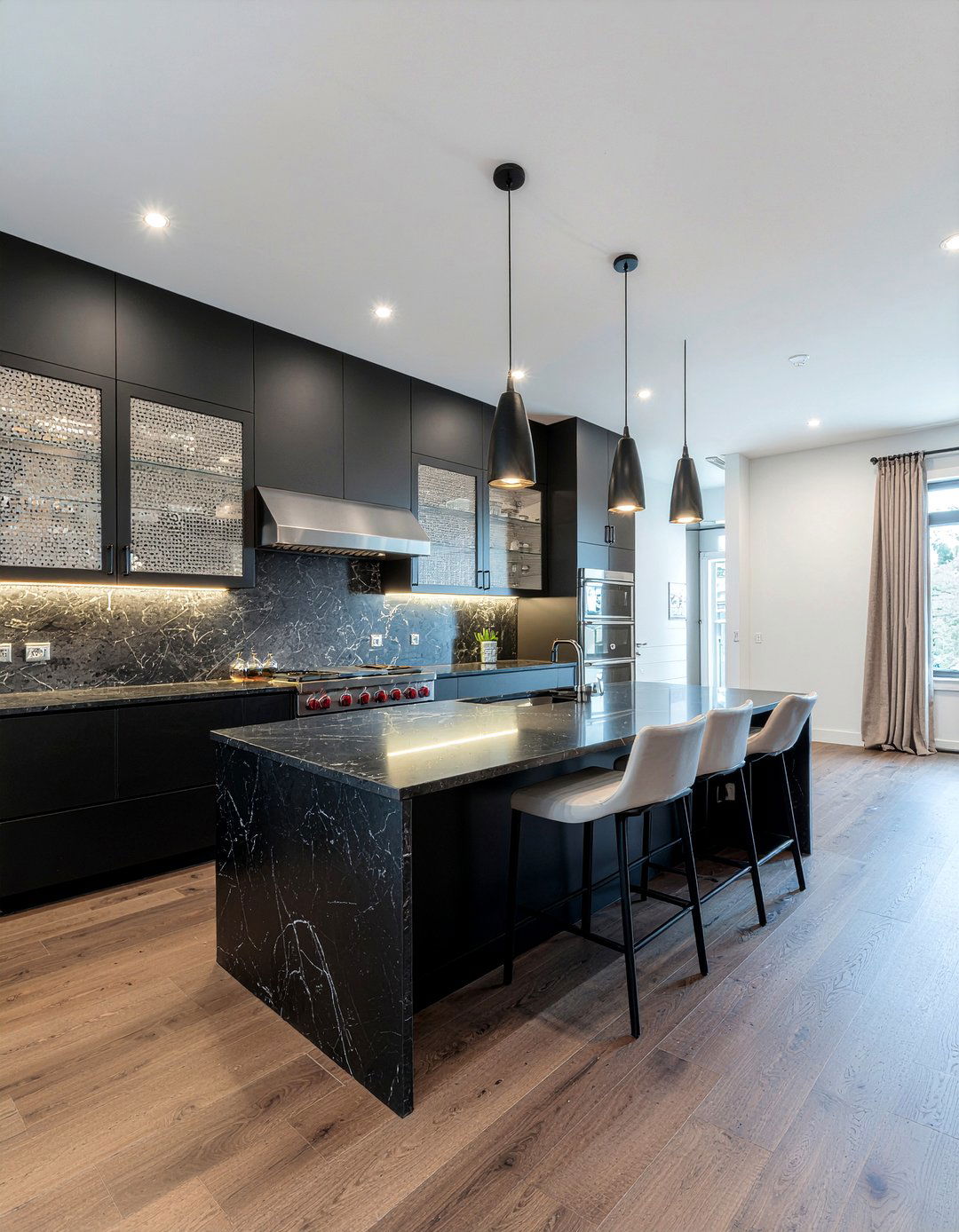 Dark Luxury Kitchen - 30 moody kitchen ideas