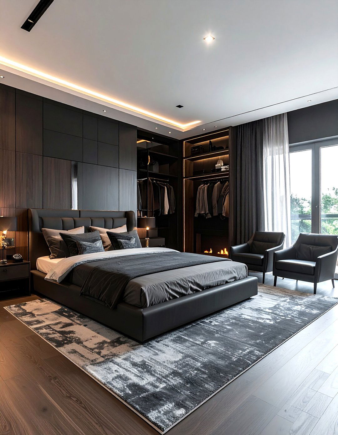 Dark Master Suite Bedroom - 30 moody bedroom ideas
