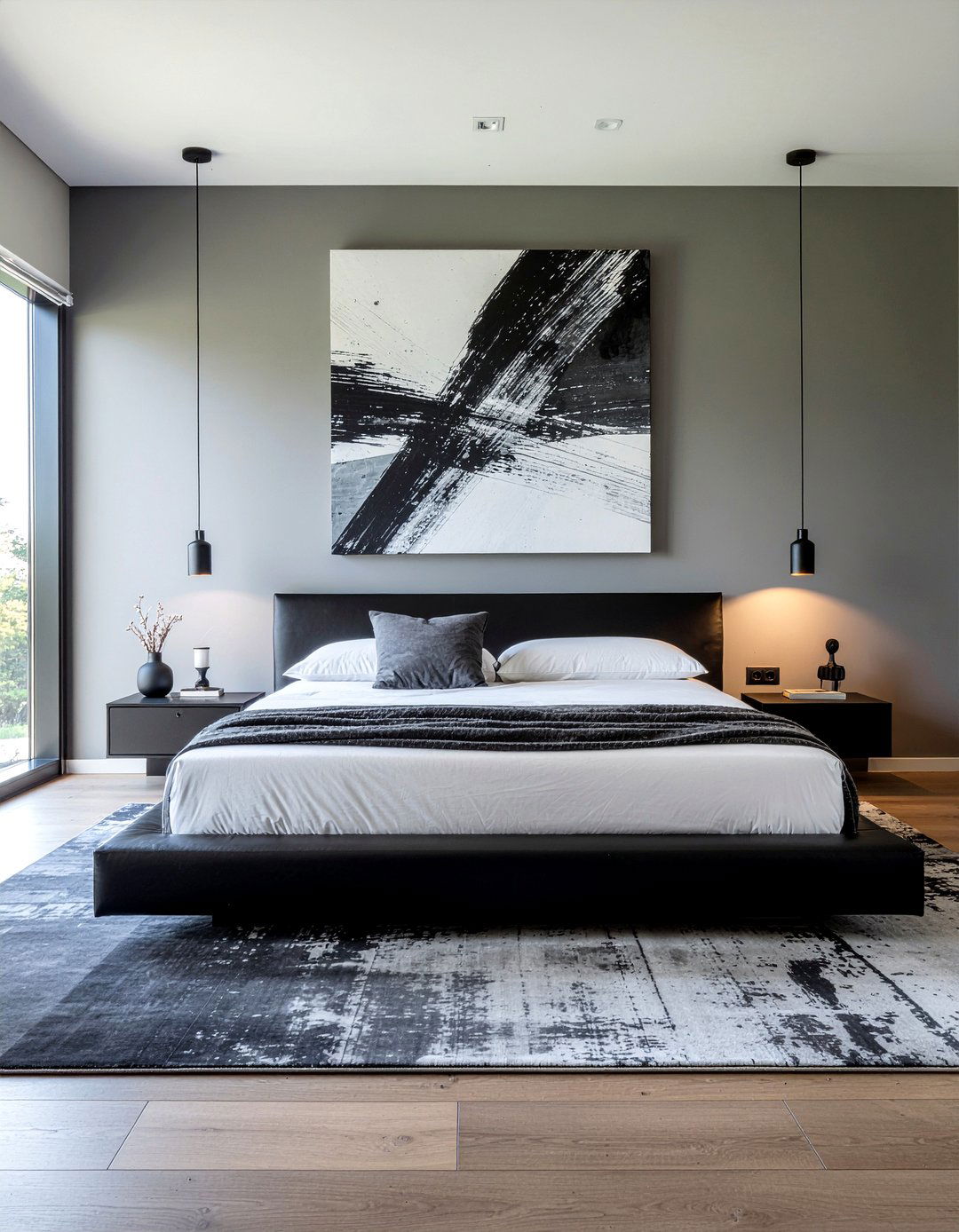 Dark Minimalist Interior - 30 dark bedroom ideas