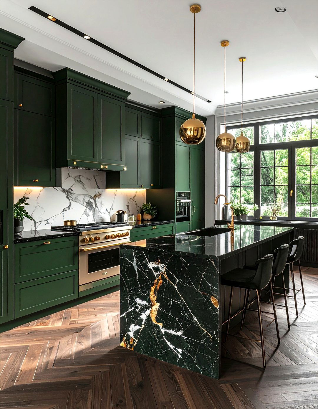 Dark Moody Aesthetic - 30 balanced kitchen ideas