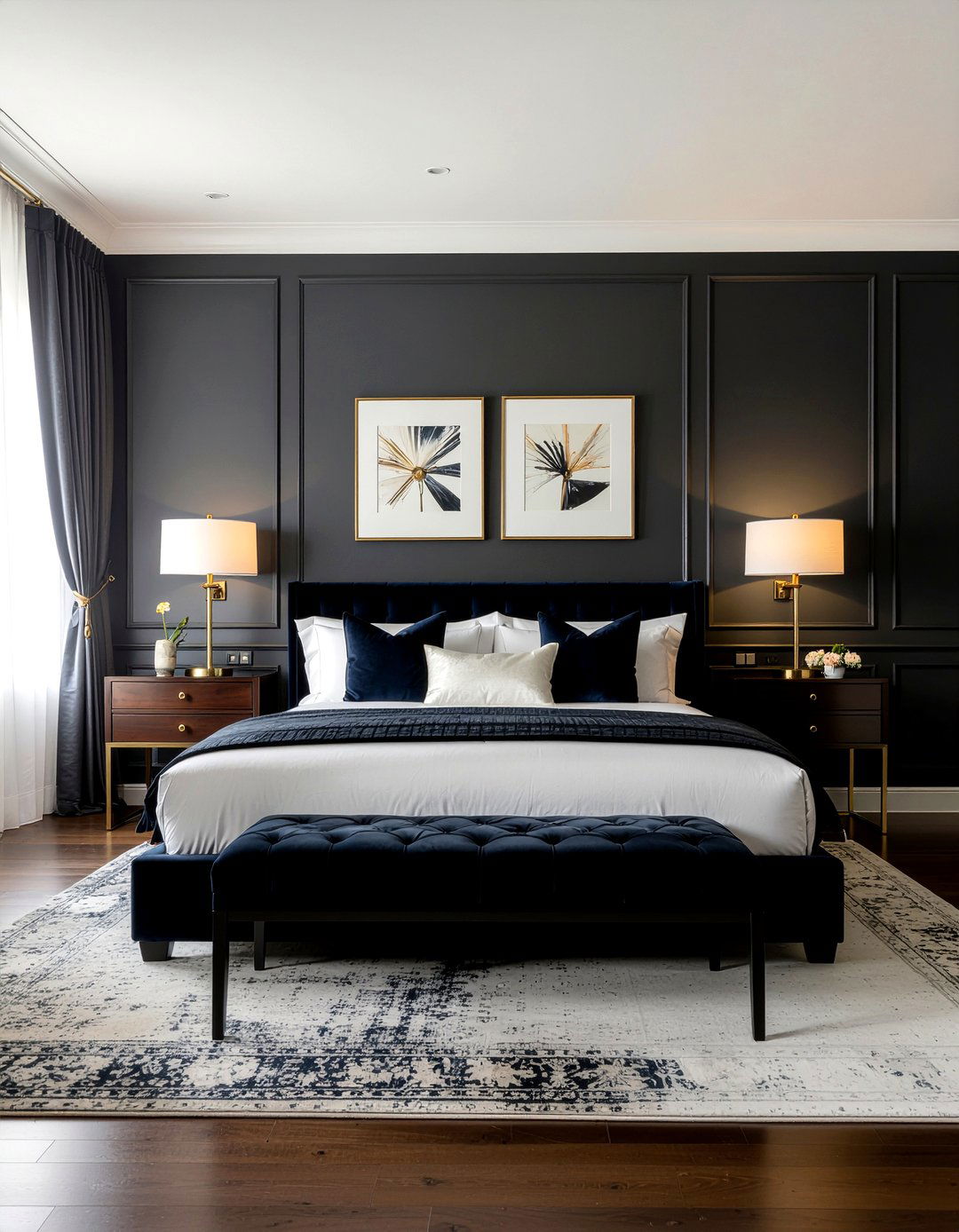 Dark Moody Bedroom Palette - 30 trending bedroom ideas