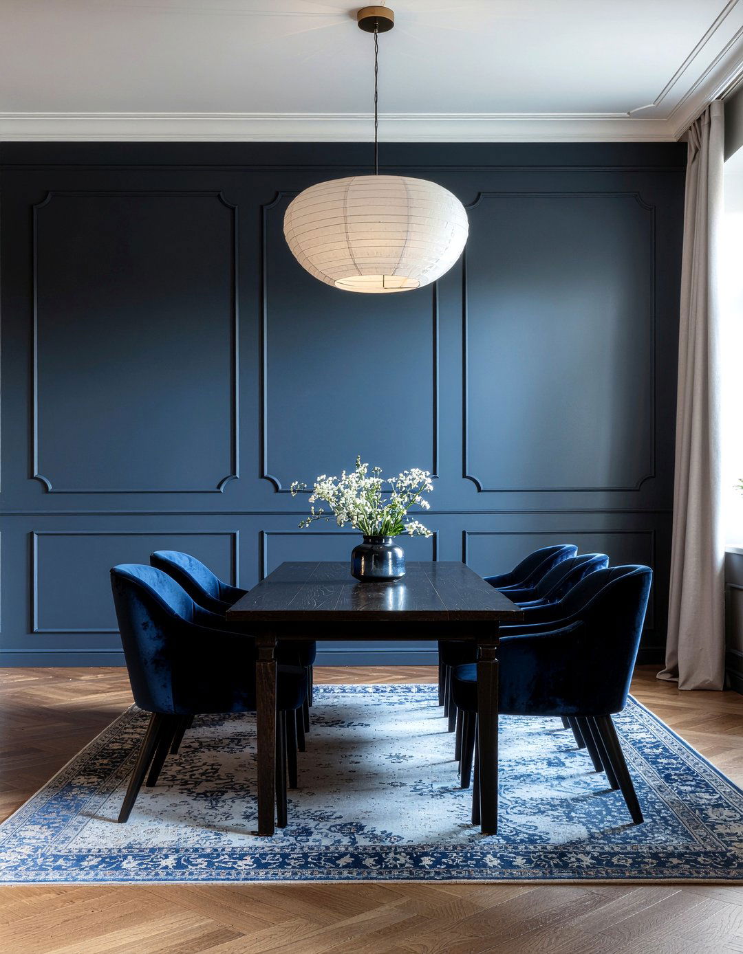 Dark Moody Dining Room - 30 dining room emerging trend ideas
