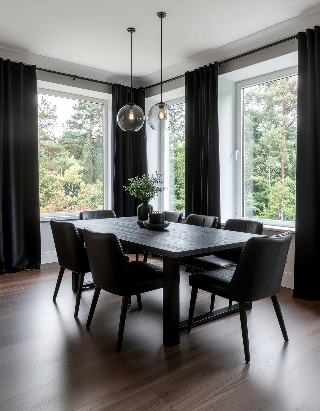 Dark Moody Dining Room - 30 dining room inspo ideas