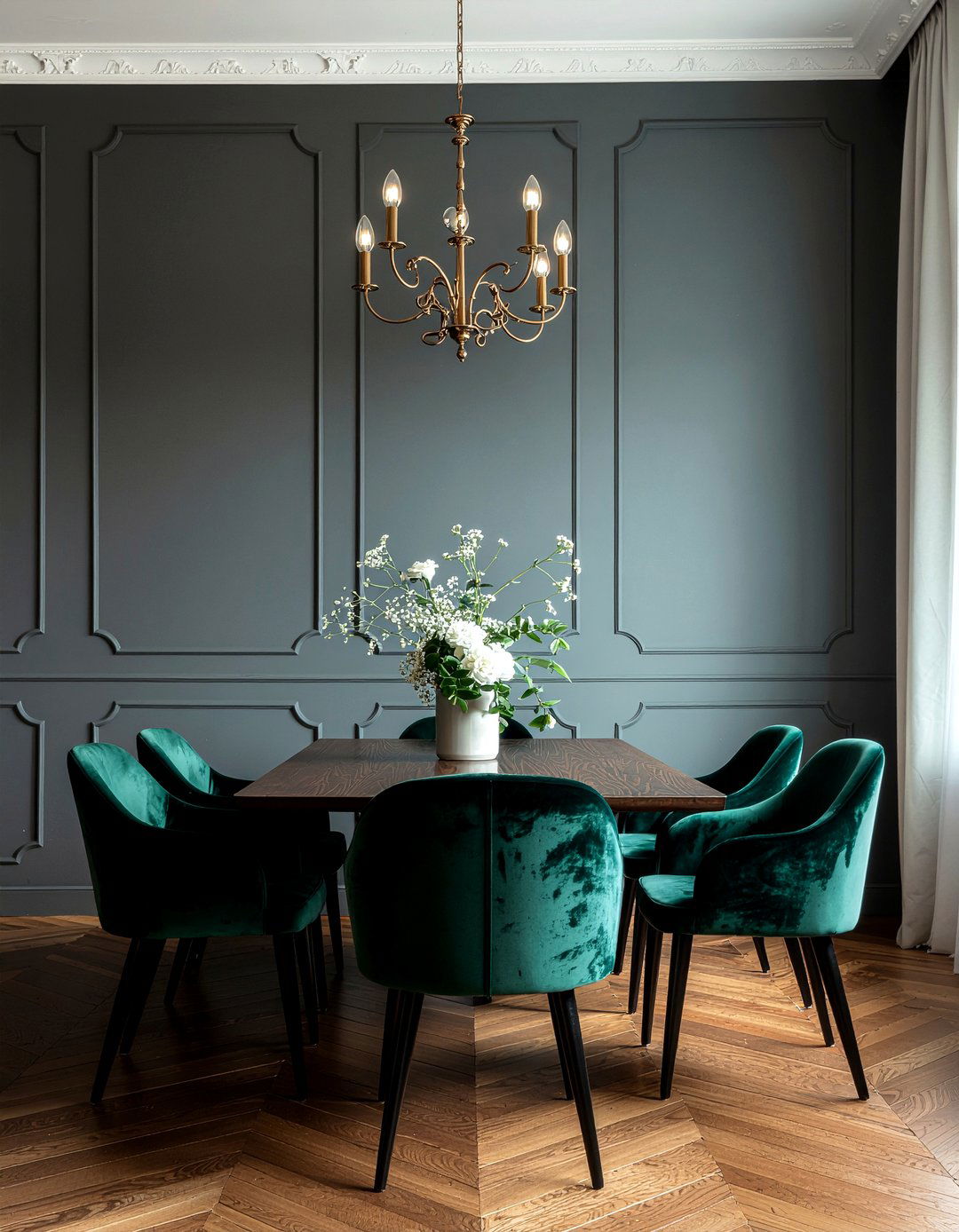 Dark Moody Dining Room - 30 dining room personality ideas