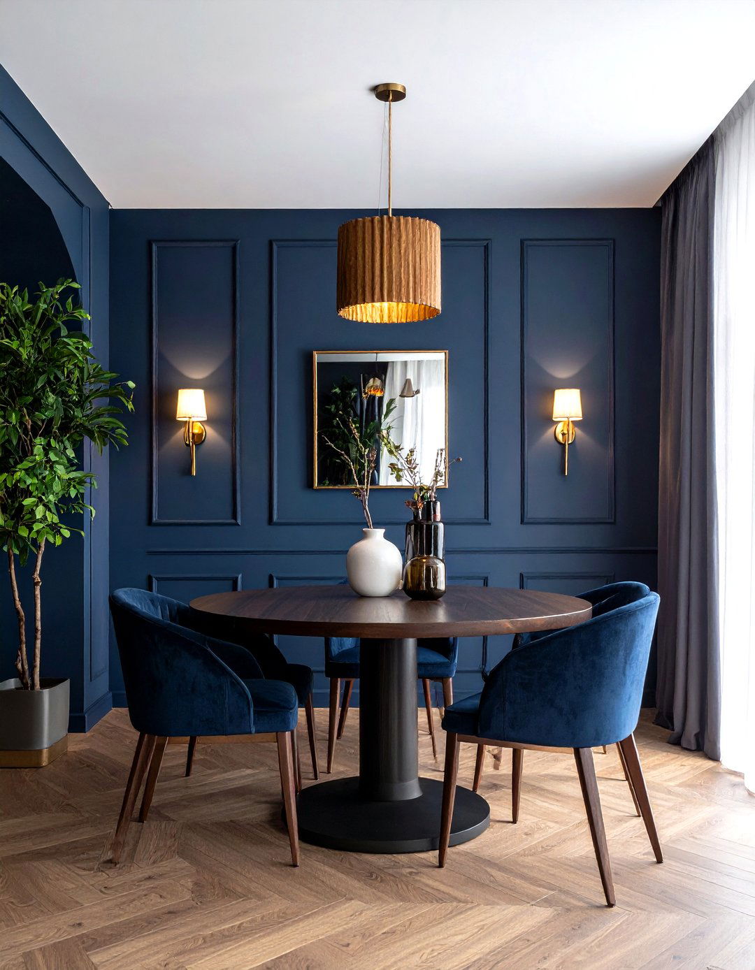 Dark Moody Dining Room - 30 standout dining room ideas
