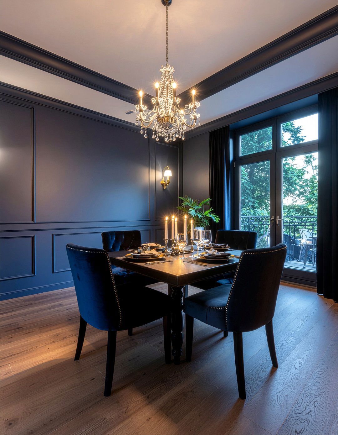 Dark Moody Dining Room - 30 current dining room ideas