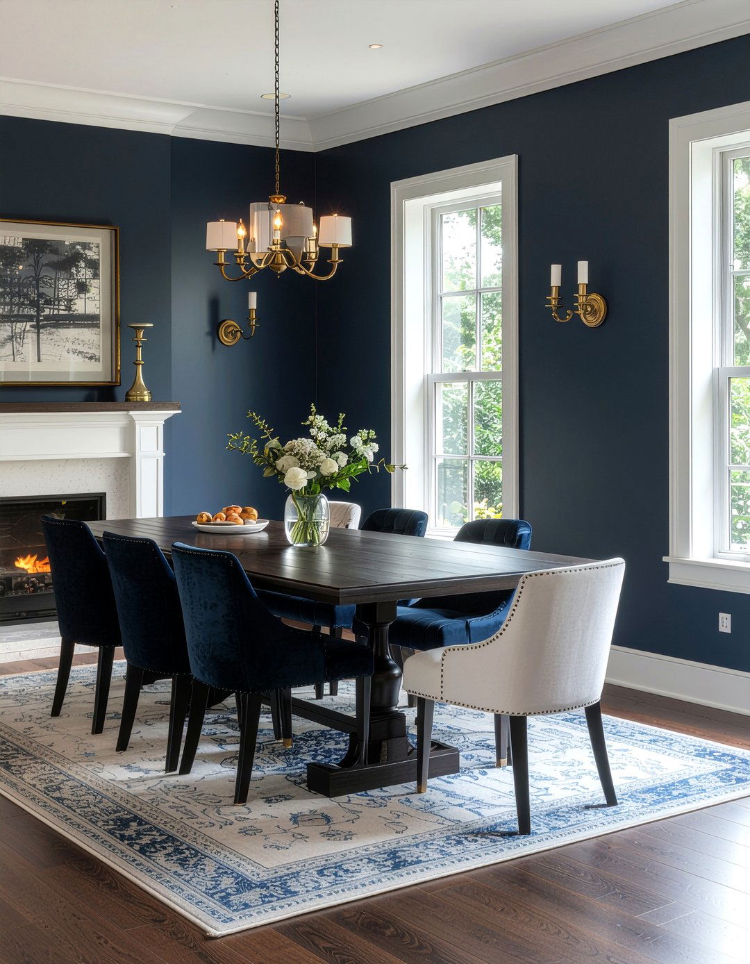 Dark Moody Dining Room Paint - 30 creative dining room ideas
