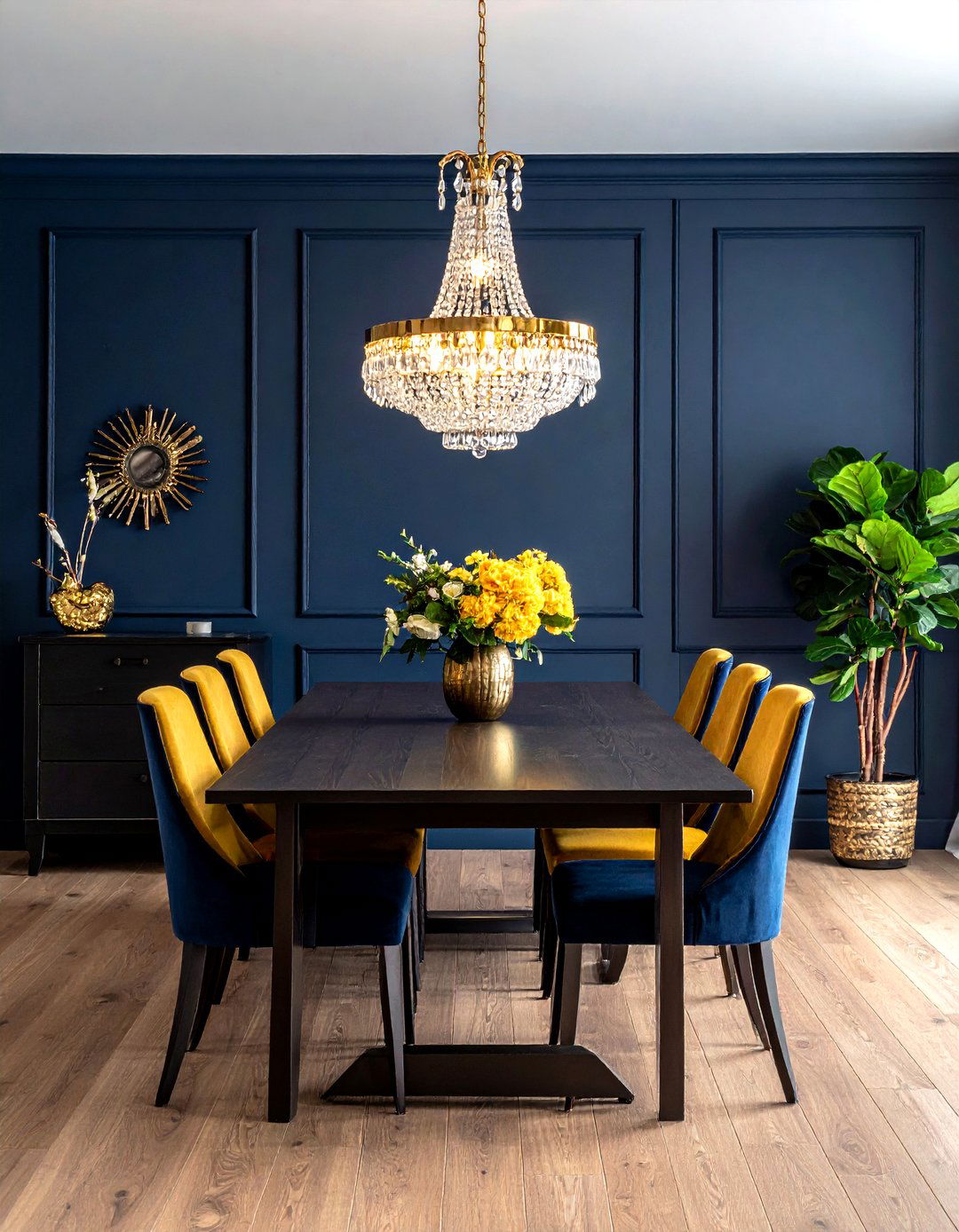 Dark Moody Dining Room Paint - 30 transformed dining room ideas