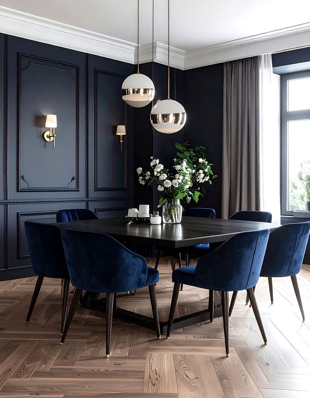 Dark Moody Dining - 30 architect-designed dining room ideas