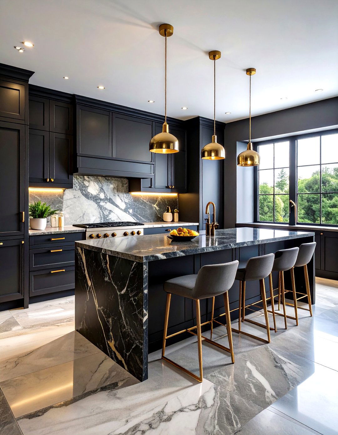 Dark Moody Kitchen - 30 kitchen style ideas