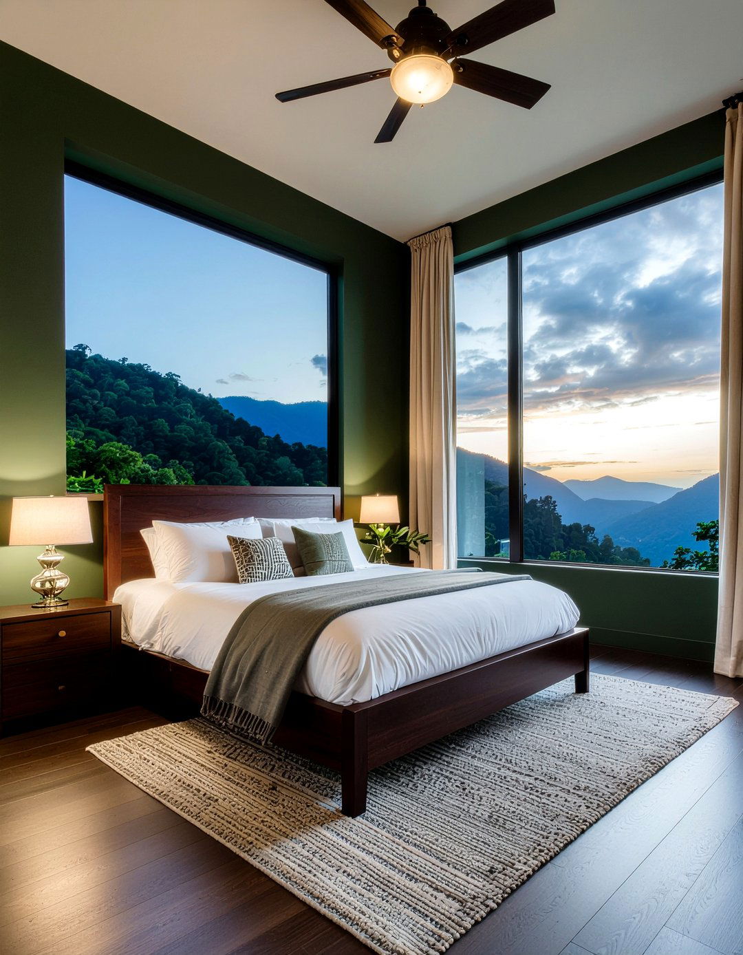 Dark Moody Mountain Bedroom - 30 mountain house bedroom ideas