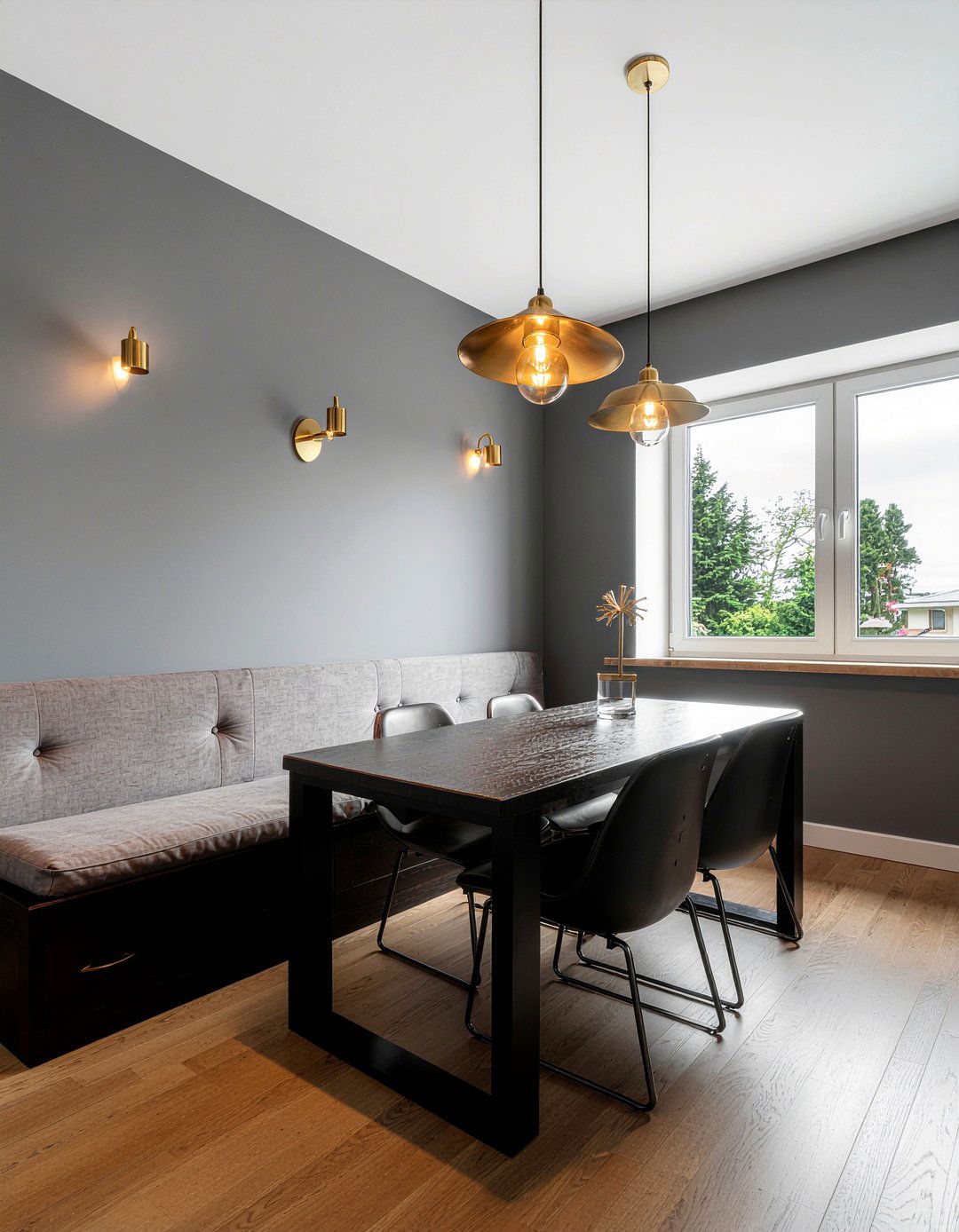 Dark Moody Nook - 30 kitchen nook ideas