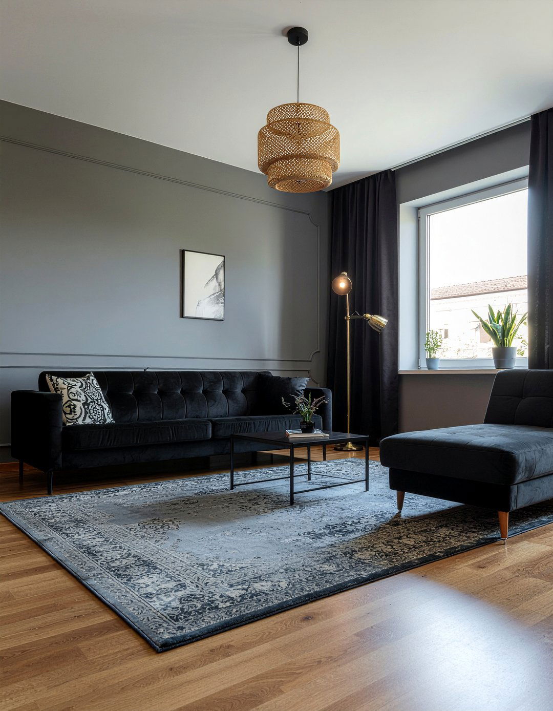 Dark Moody Open Concept - 30 open plan living room ideas