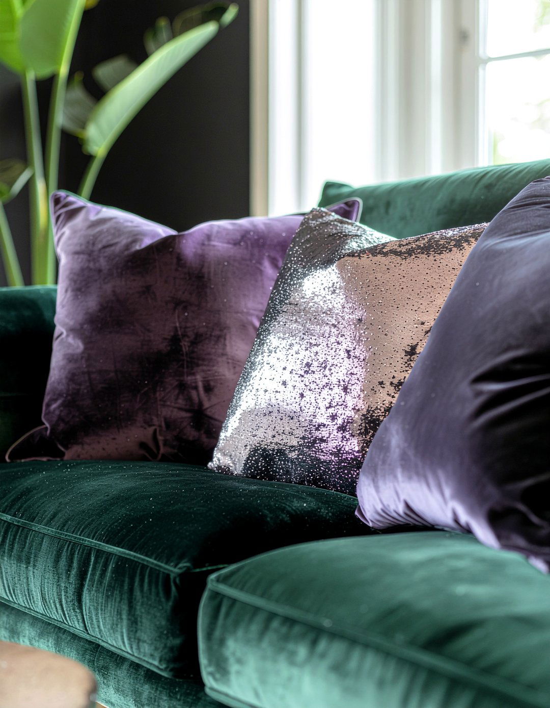 Dark Moody Pillows - 30 living room pillow styling ideas
