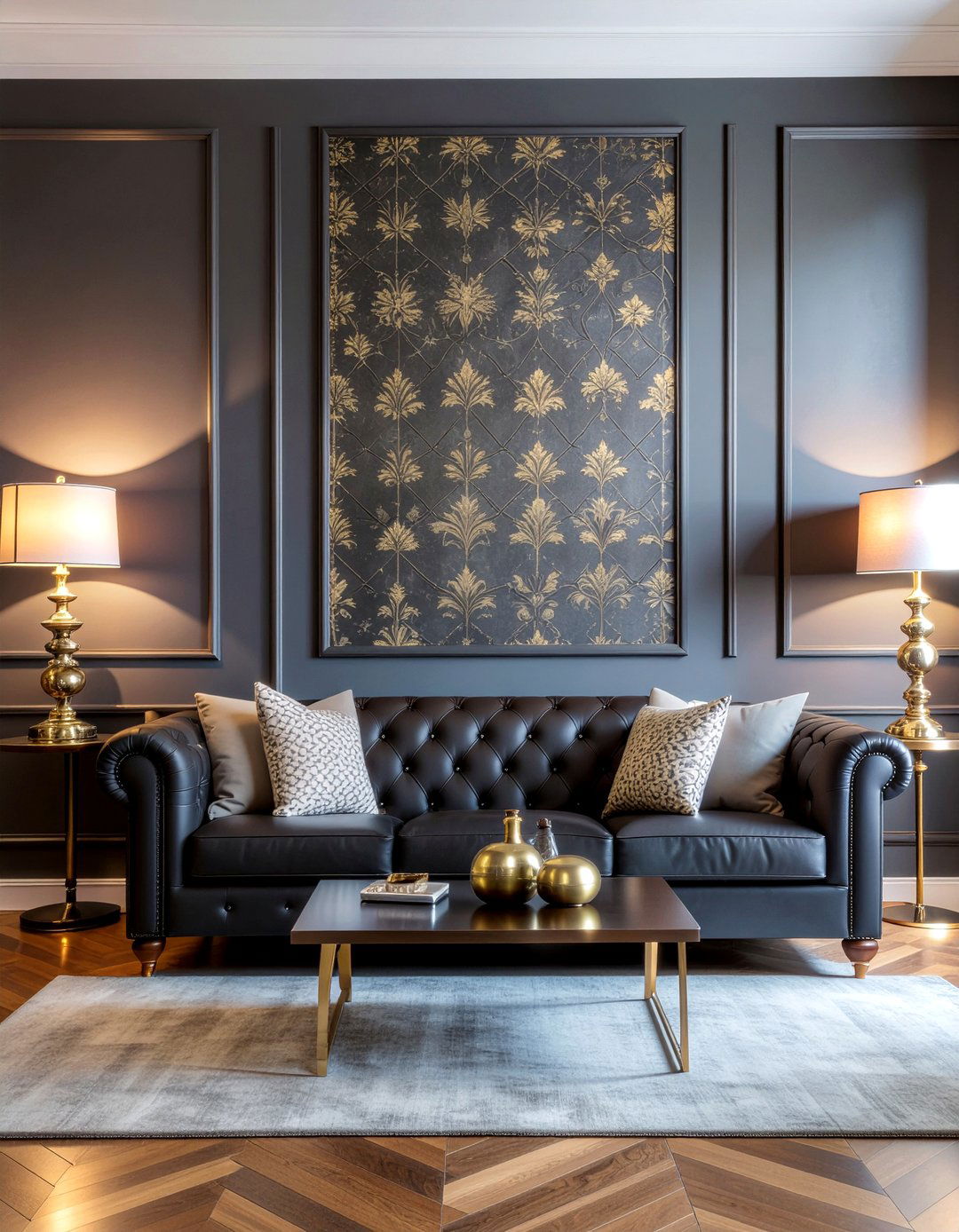 Dark Moody Wallpaper - 30 living room removable wallpapers