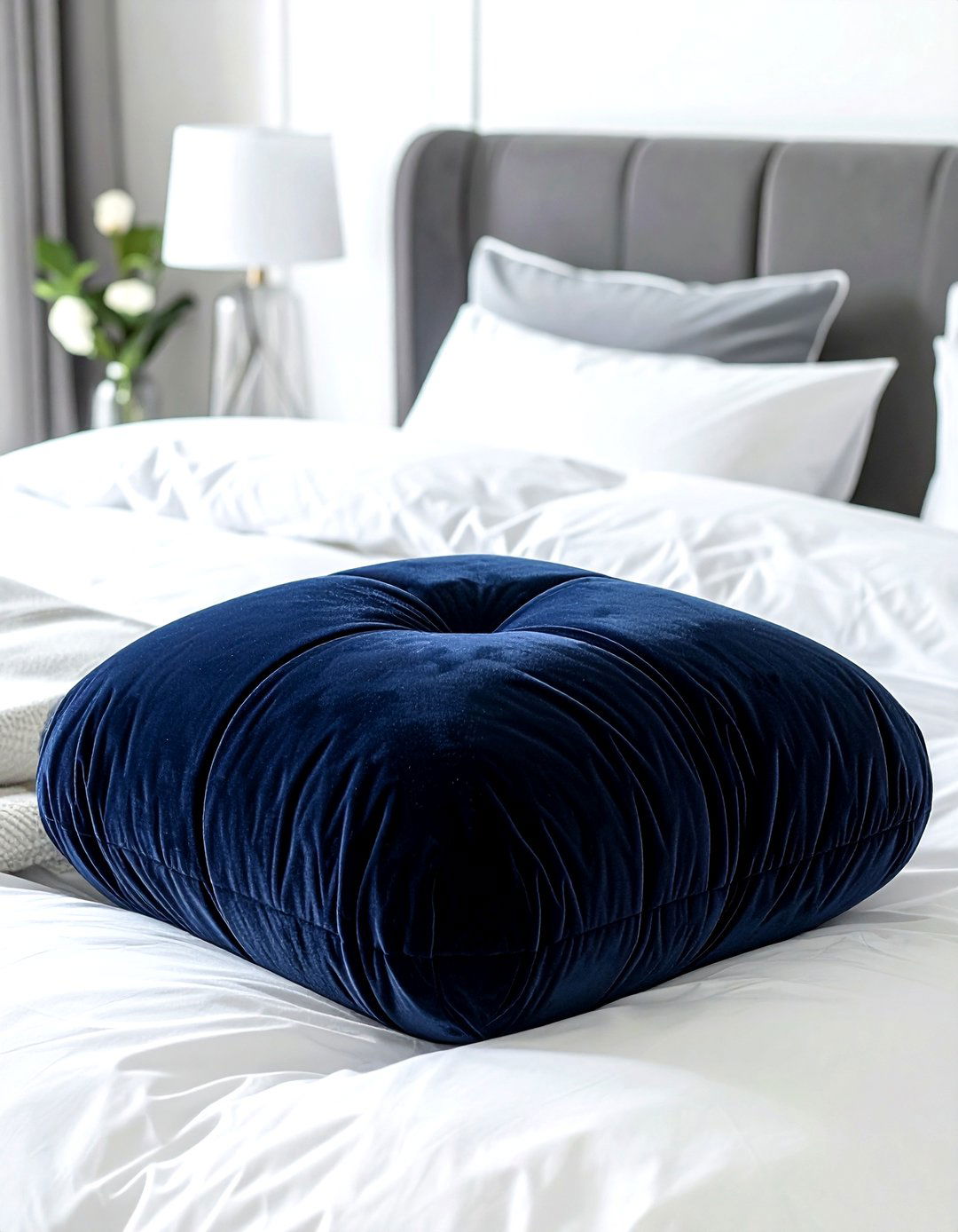 Dark Navy Bolster - 30 bolster pillow ideas