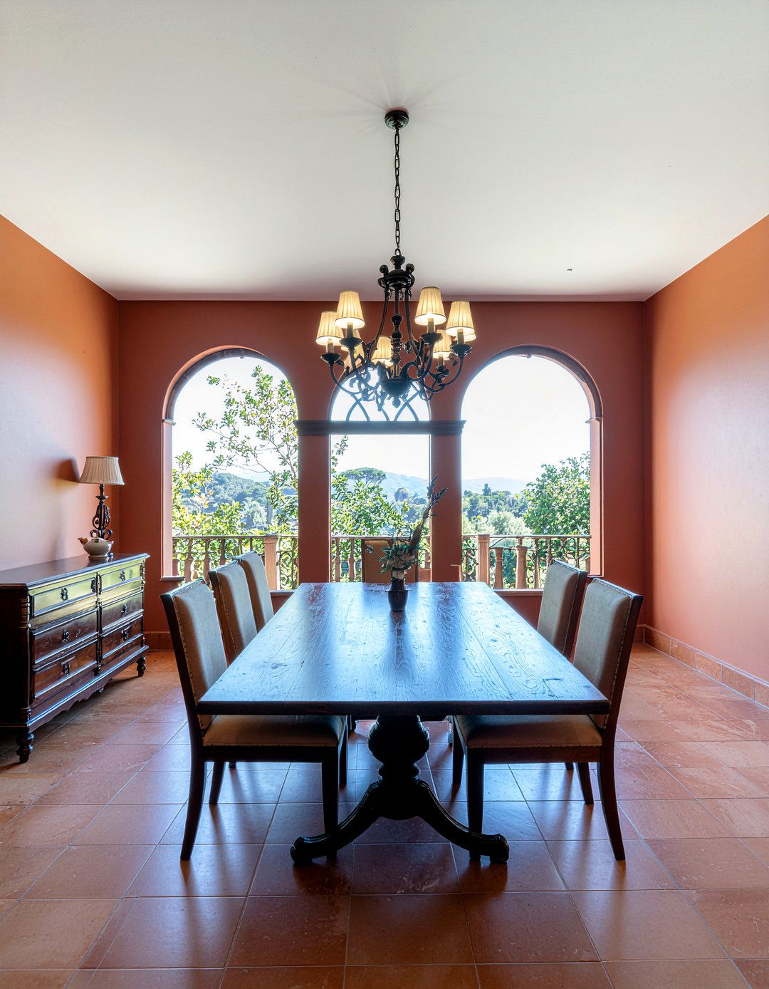 Dark Oak Furniture - 30 Mediterranean dining room ideas