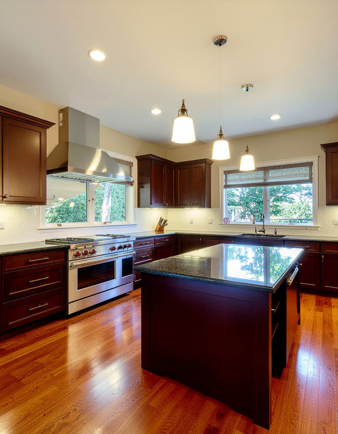 Dark Oak Kitchen - 30 moody kitchen ideas