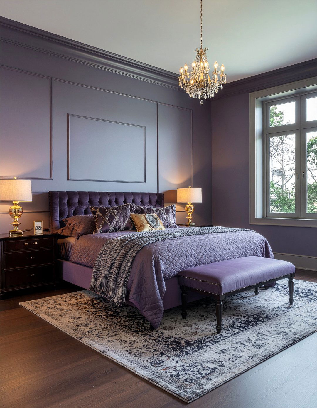 Dark Purple Bedroom - 30 bedroom purple walls