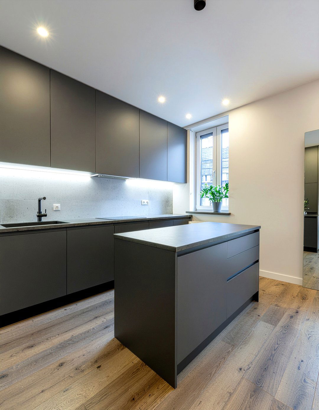 Dark Small Kitchen - 30 moody kitchen ideas