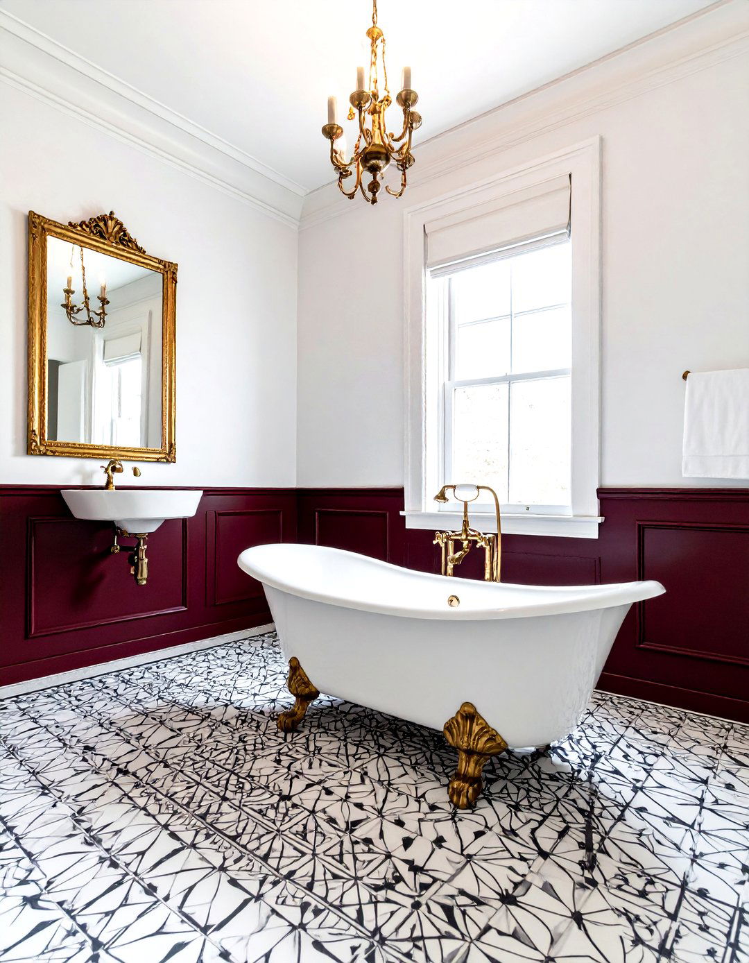 Dark Victorian Bathroom - 30 dark bathroom ideas