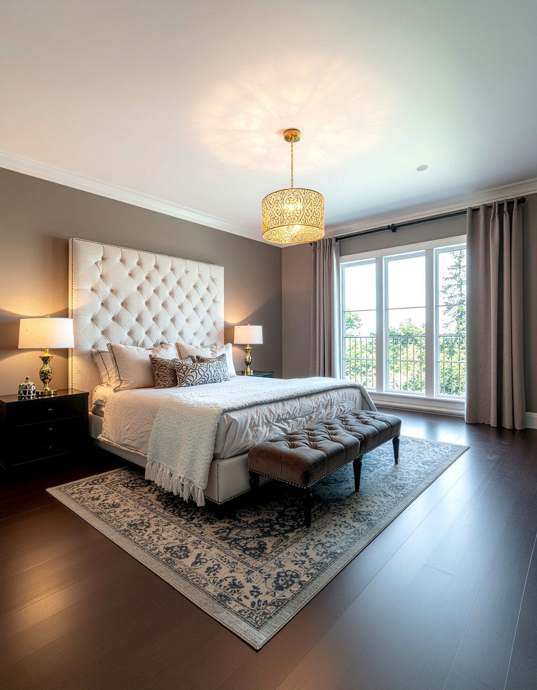 Dark Walnut Flooring - 30 bedroom hardwood floors