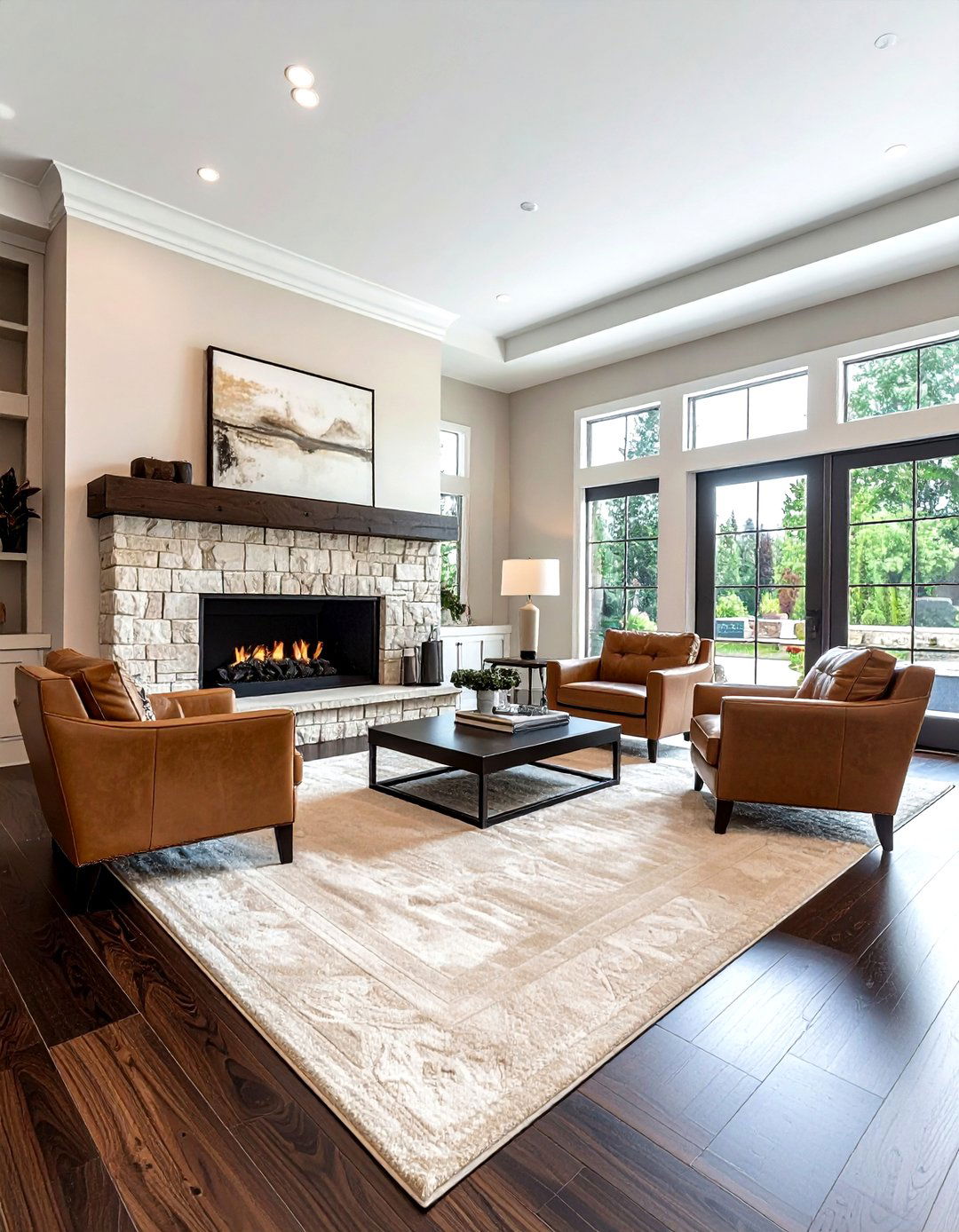 Dark Walnut Laminate Flooring - 30 living room laminate flooring ideas