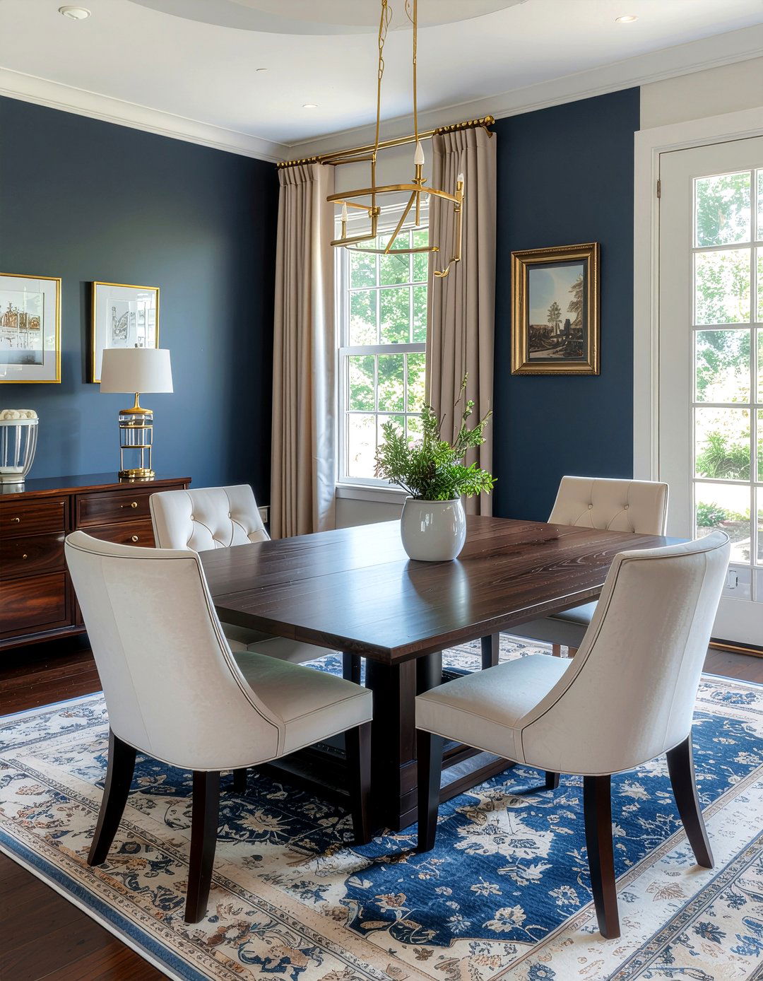 Dark Walnut Table - 30 extendable dining ideas