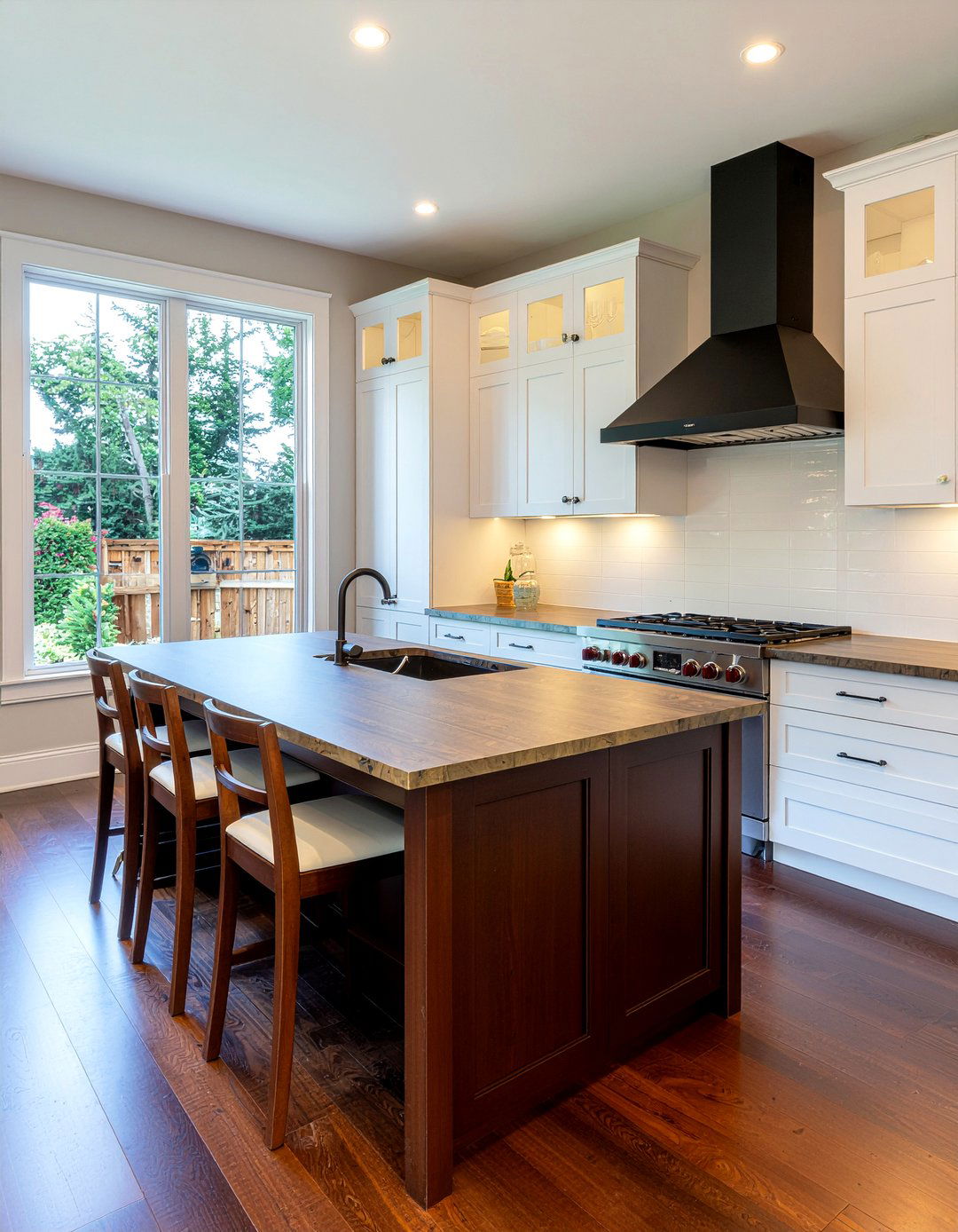 Dark Walnut Wood Laminate - 30 laminate countertop kitchen ideas