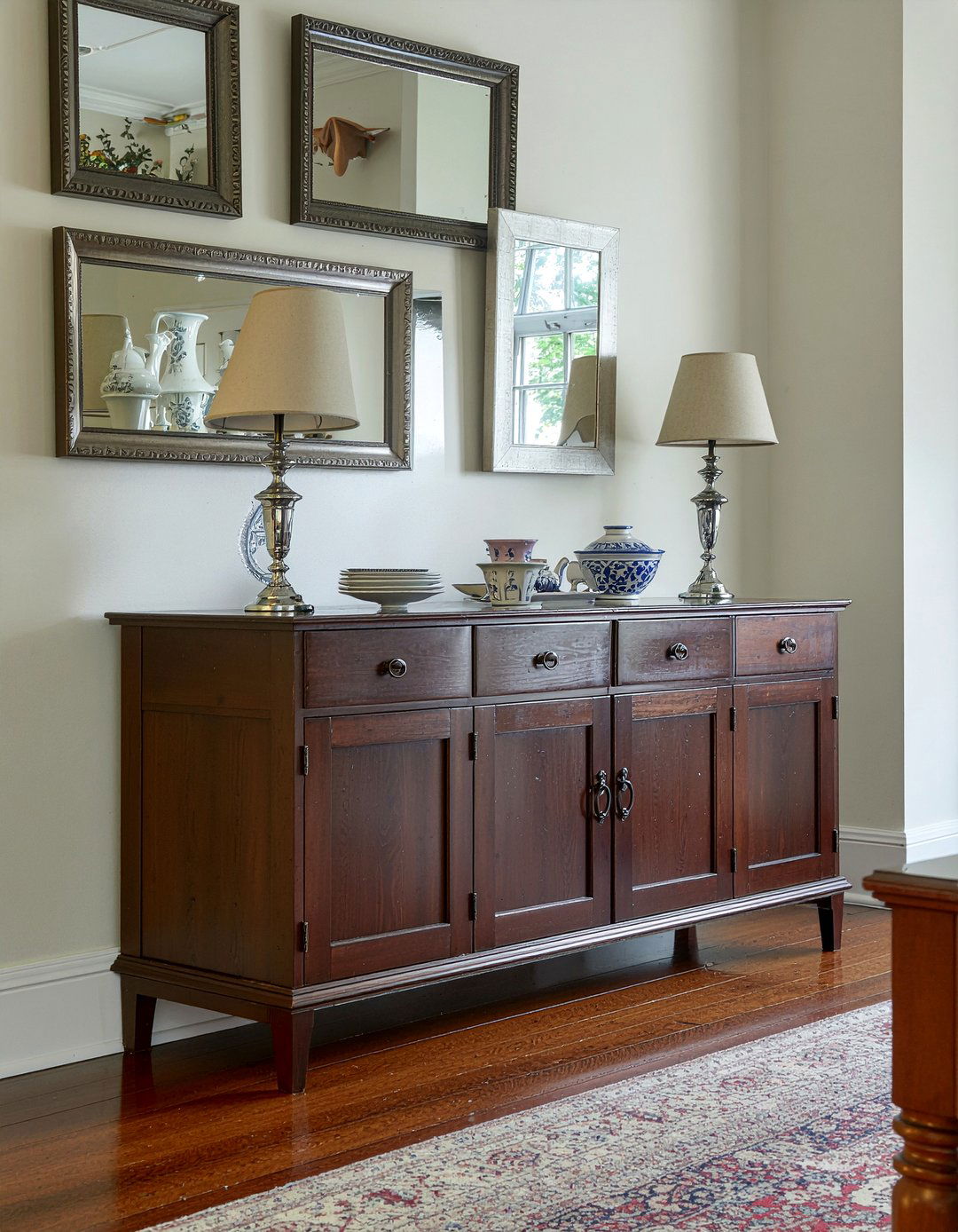 Dark Wood Buffet - 30 Peruvian dining room ideas