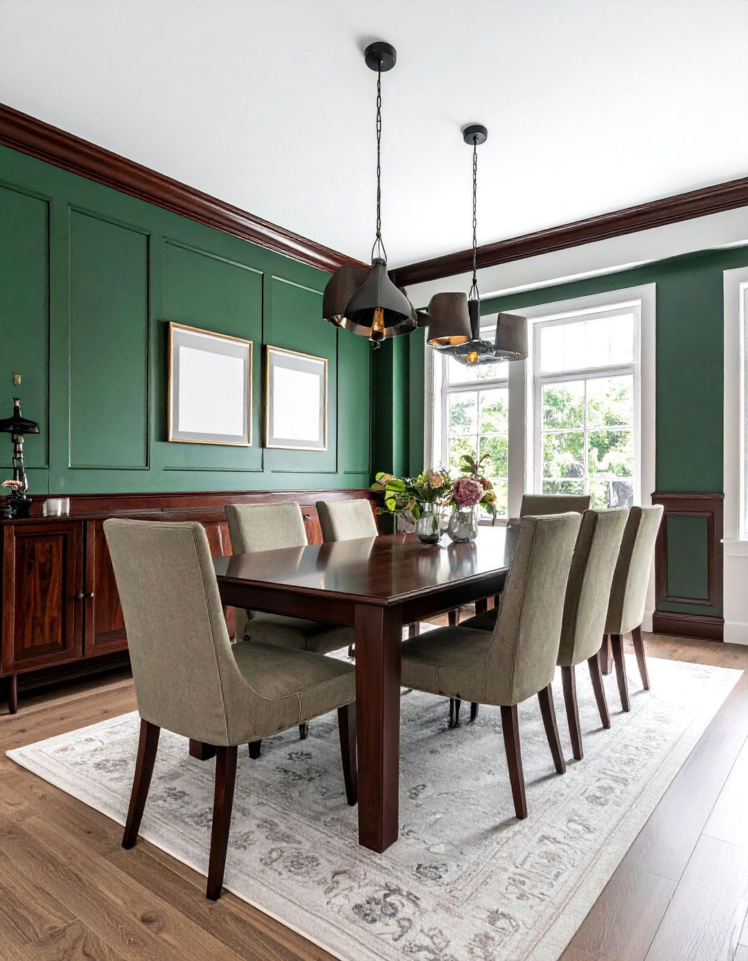 Dark Wood Crown Molding - 30 dining room crown molding ideas