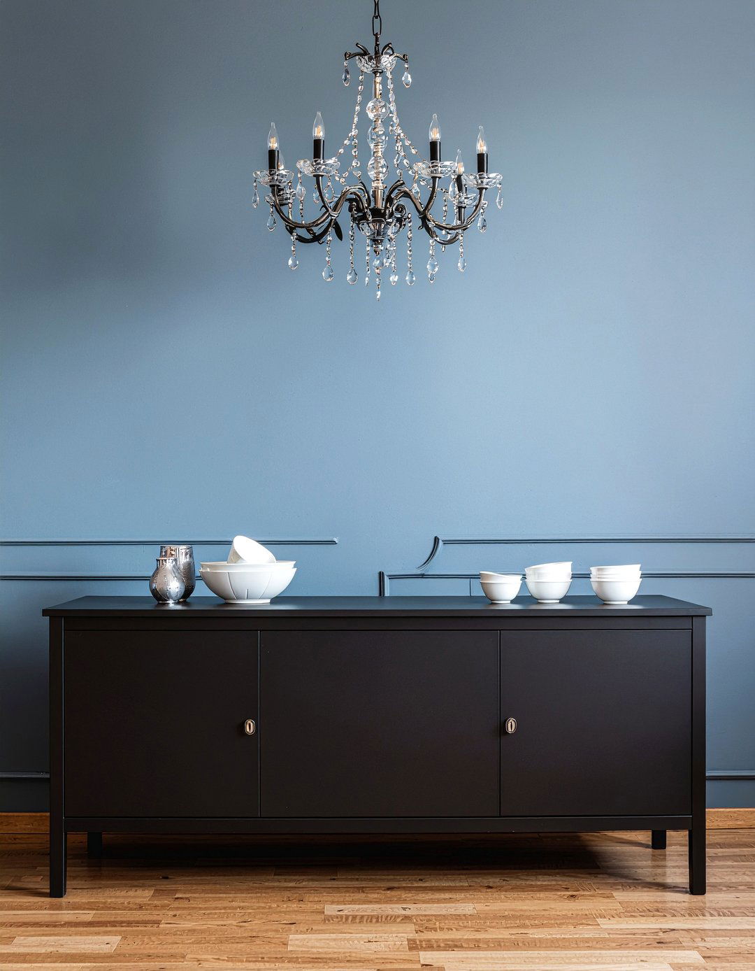 Dark Wood Dining Sideboard - 30 dining room built-in ideas
