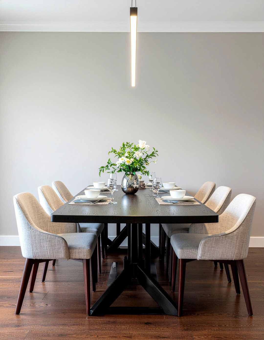 Dark Wood Dining Table Set - 30 great room dining ideas