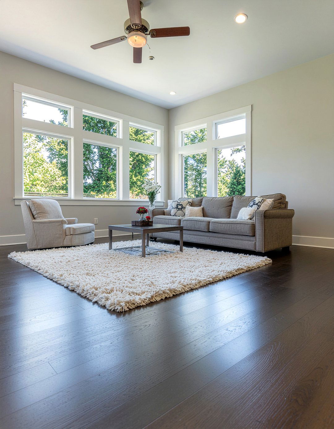 Dark Wood Flooring Living Room - 30 espresso living room ideas