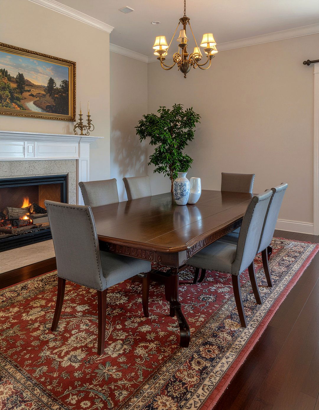 Dark Wood Furniture - 30 dining room intimate gathering ideas