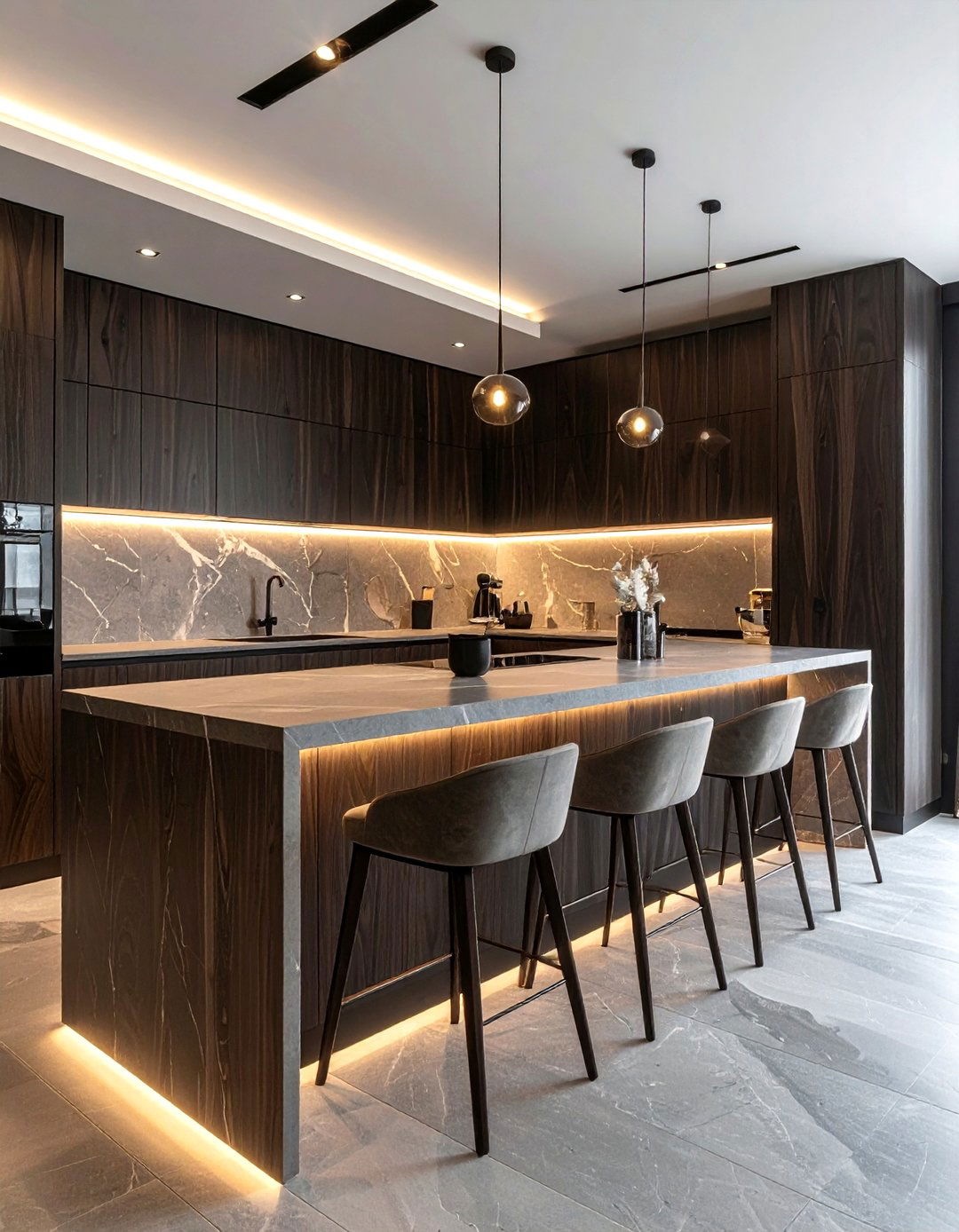 Dark Wood Italian Kitchen - 30 Italian kitchen ideas