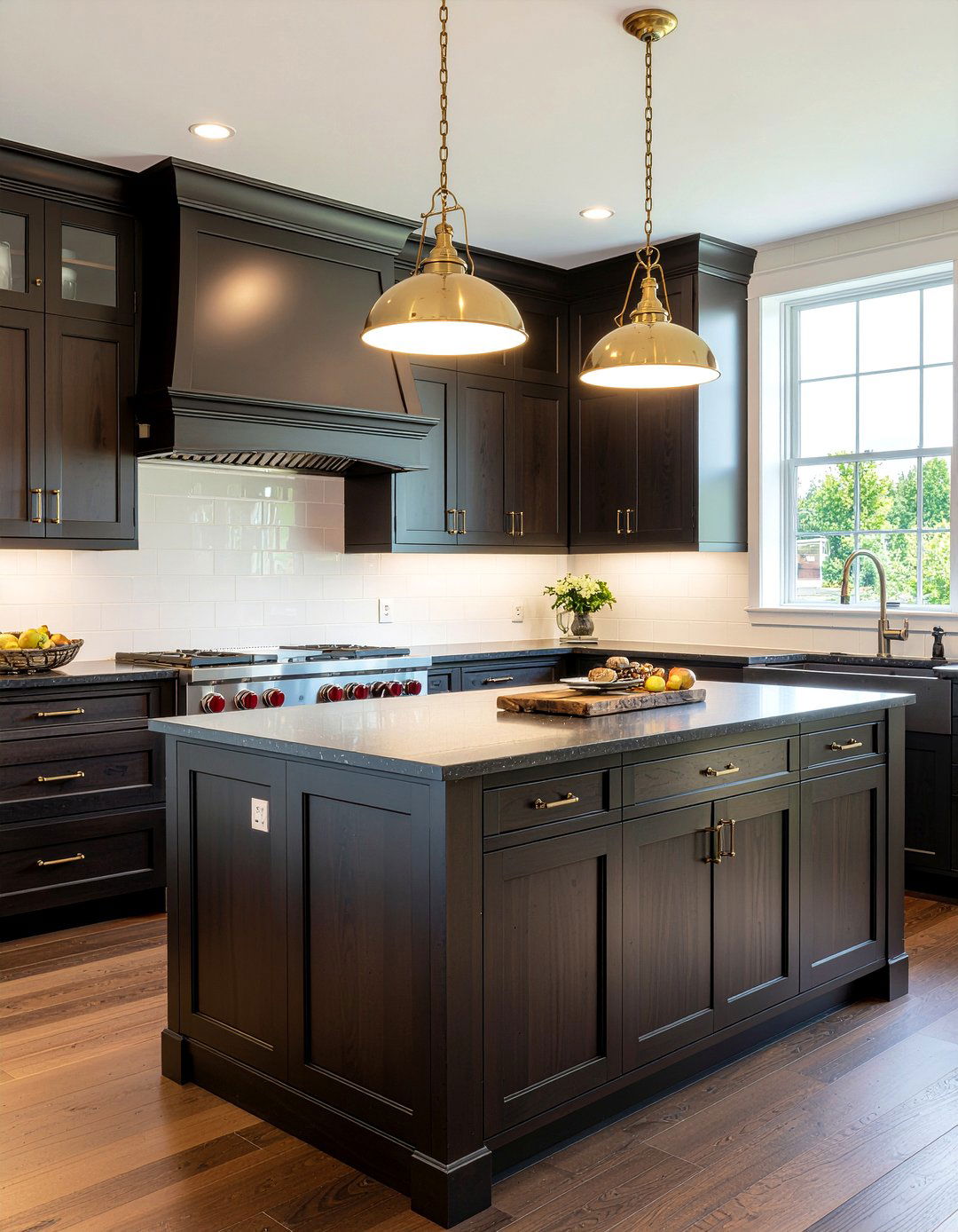 Dark Wood Kitchen - 30 European kitchen ideas