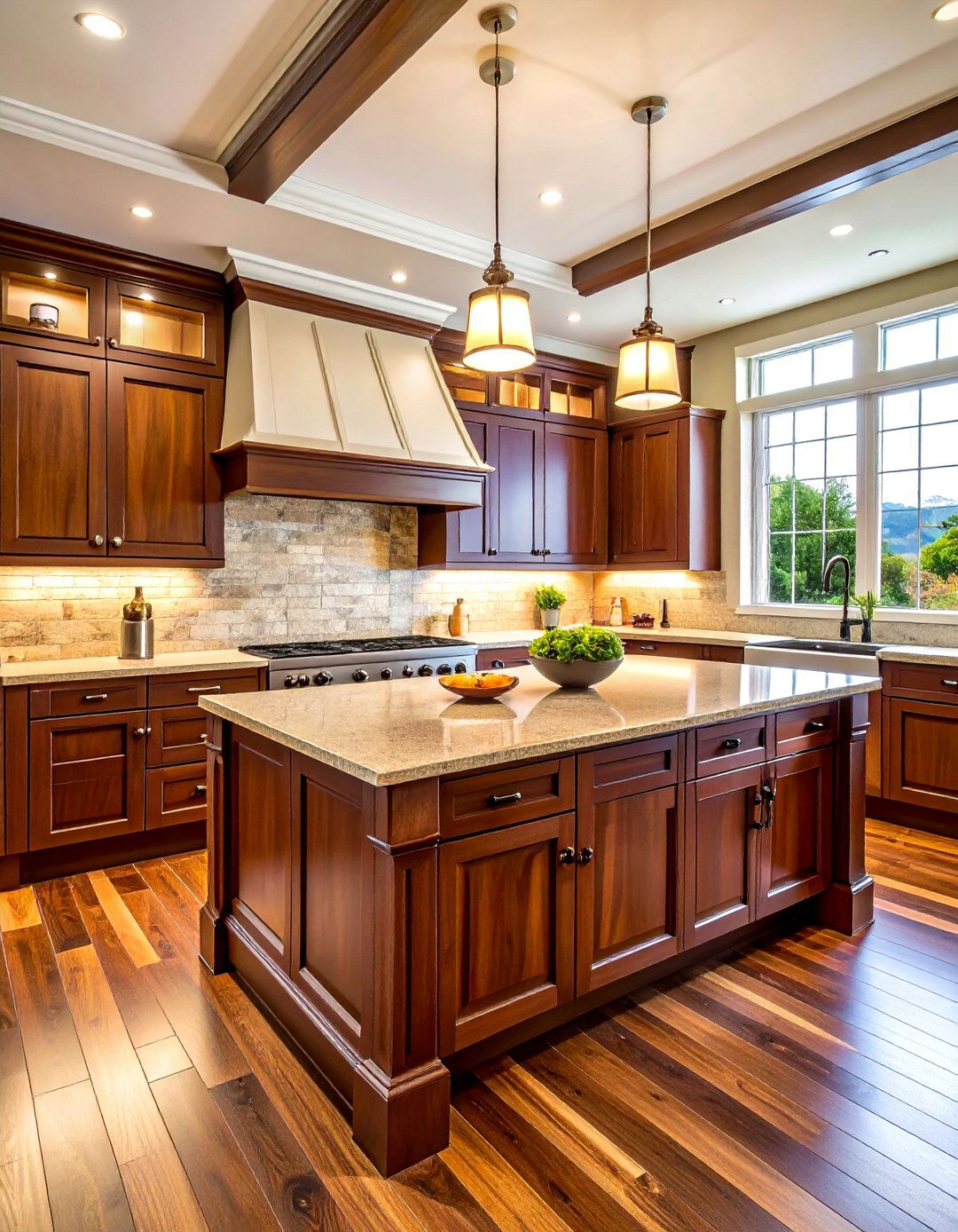 Dark Wood Kitchen - 30 perfect kitchen ideas