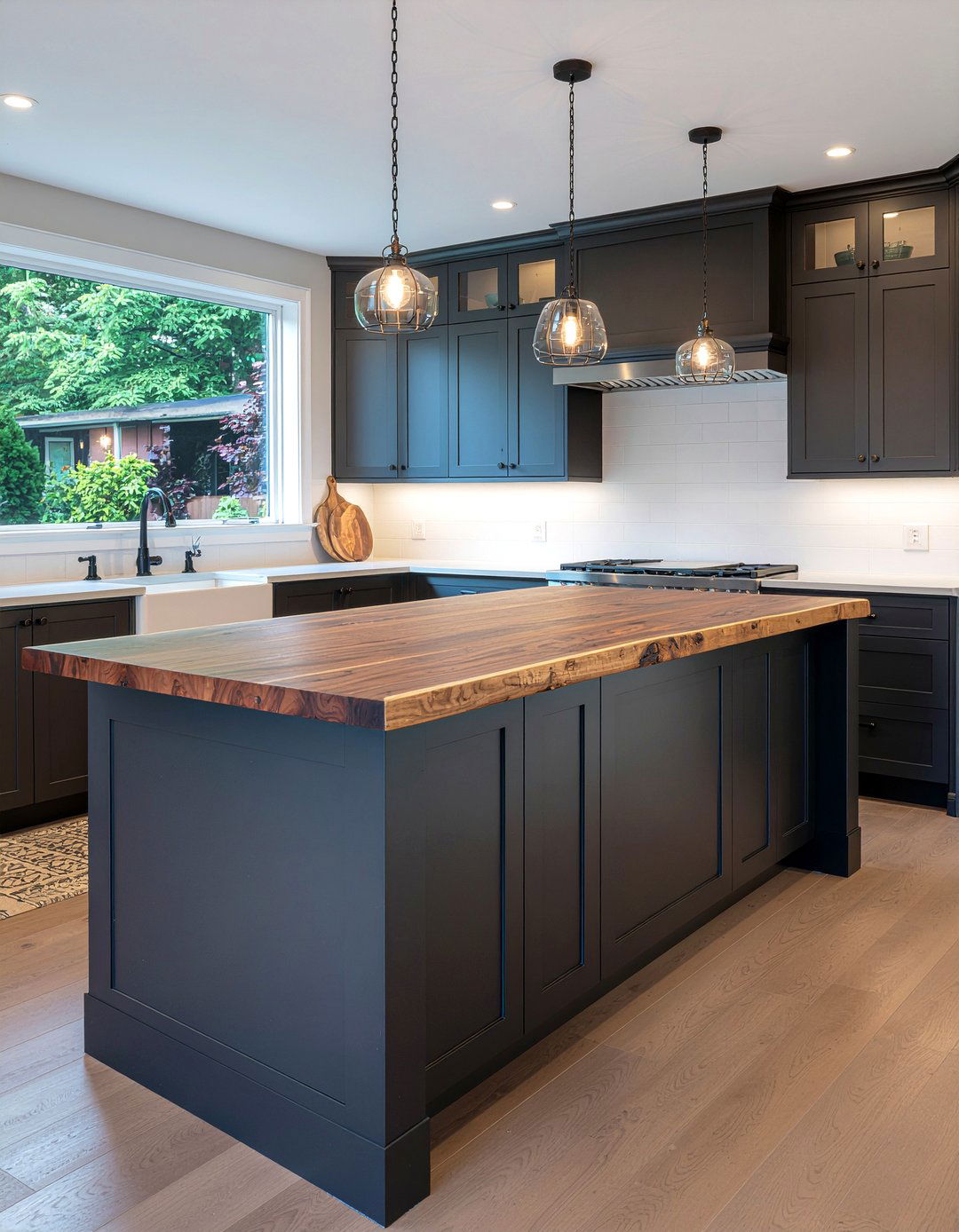 Dark Wood Kitchen Butcher Block - 30 dark wood kitchen ideas
