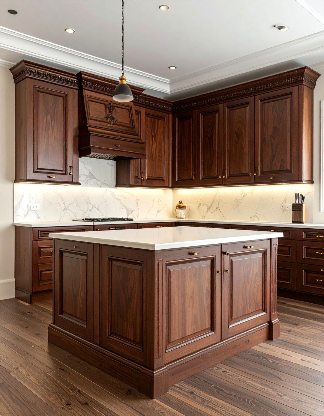 Dark Wood Kitchen Cabinets - 30 Spanish kitchen ideas